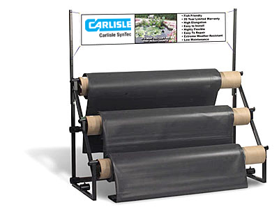 CARLISLE 45-mil/ 60-mil EPDM Fish-Safe Rubber Liner - Click Image to Close