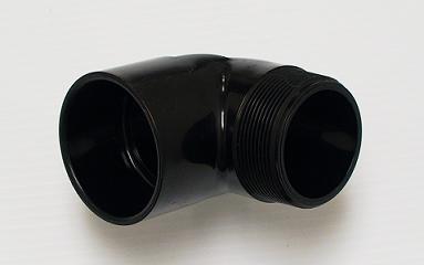 PVC 90d Street Elbow Male X Socket (B) 1-1/2in.