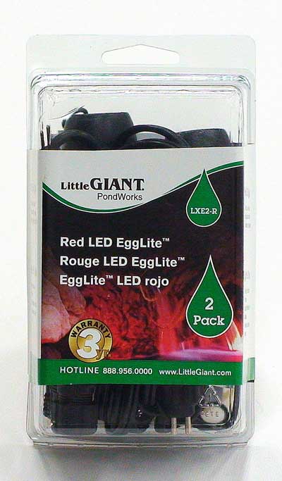 Little Giant LED EggLites- Red, Pack of 2