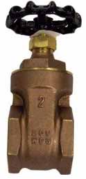 4 Brass gate valve