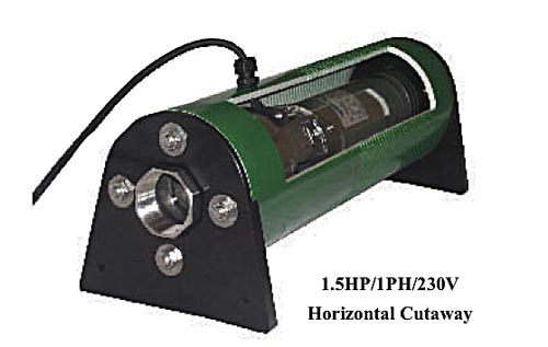 1.5hp, 3ph, 230v Horizontal Pump with 2in. Discharge