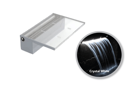 Atlantic Colorfalls 12in. Crystal White LED