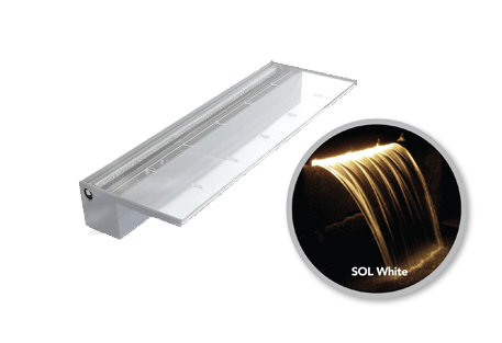 (image for) Atlantic Colorfalls 24in. Sol White LED
