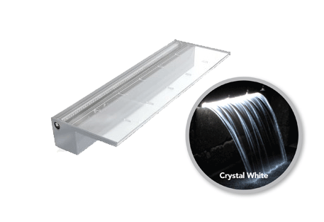 (image for) Atlantic Colorfalls 24in. Crystal White LED 73888