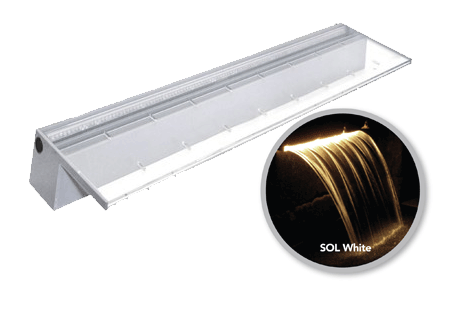 (image for) Atlantic Colorfalls 36in. Sol White LED