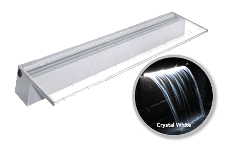 Atlantic Colorfalls 36in. Crystal White LED