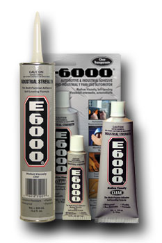 E6000 Clear sealant 1 oz Tube