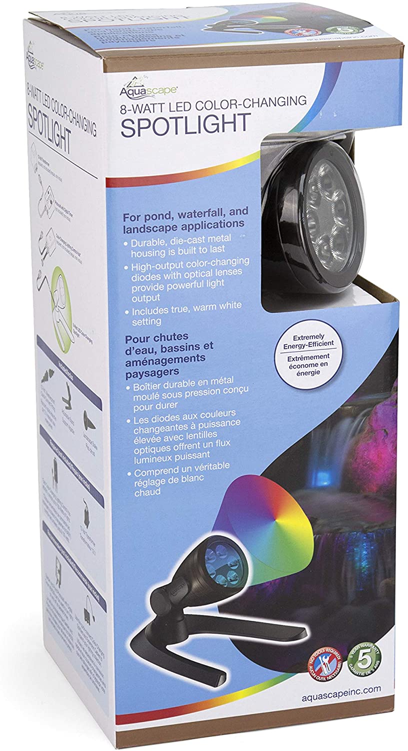Aquascape 8-Watt LED Color-Changing Spotlight