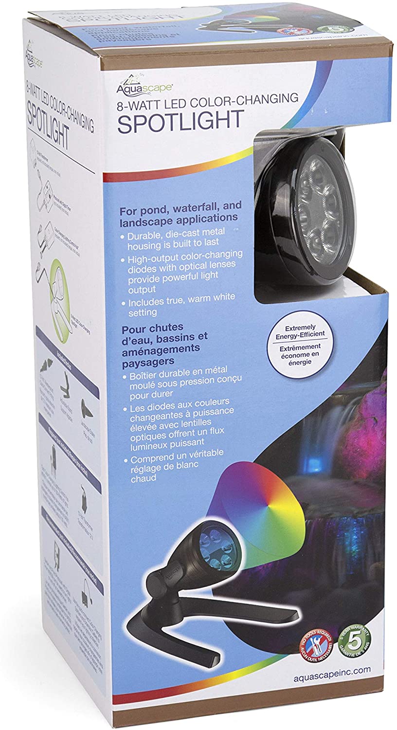 (image for) Aquascape 8-Watt LED Color-Changing Spotlight