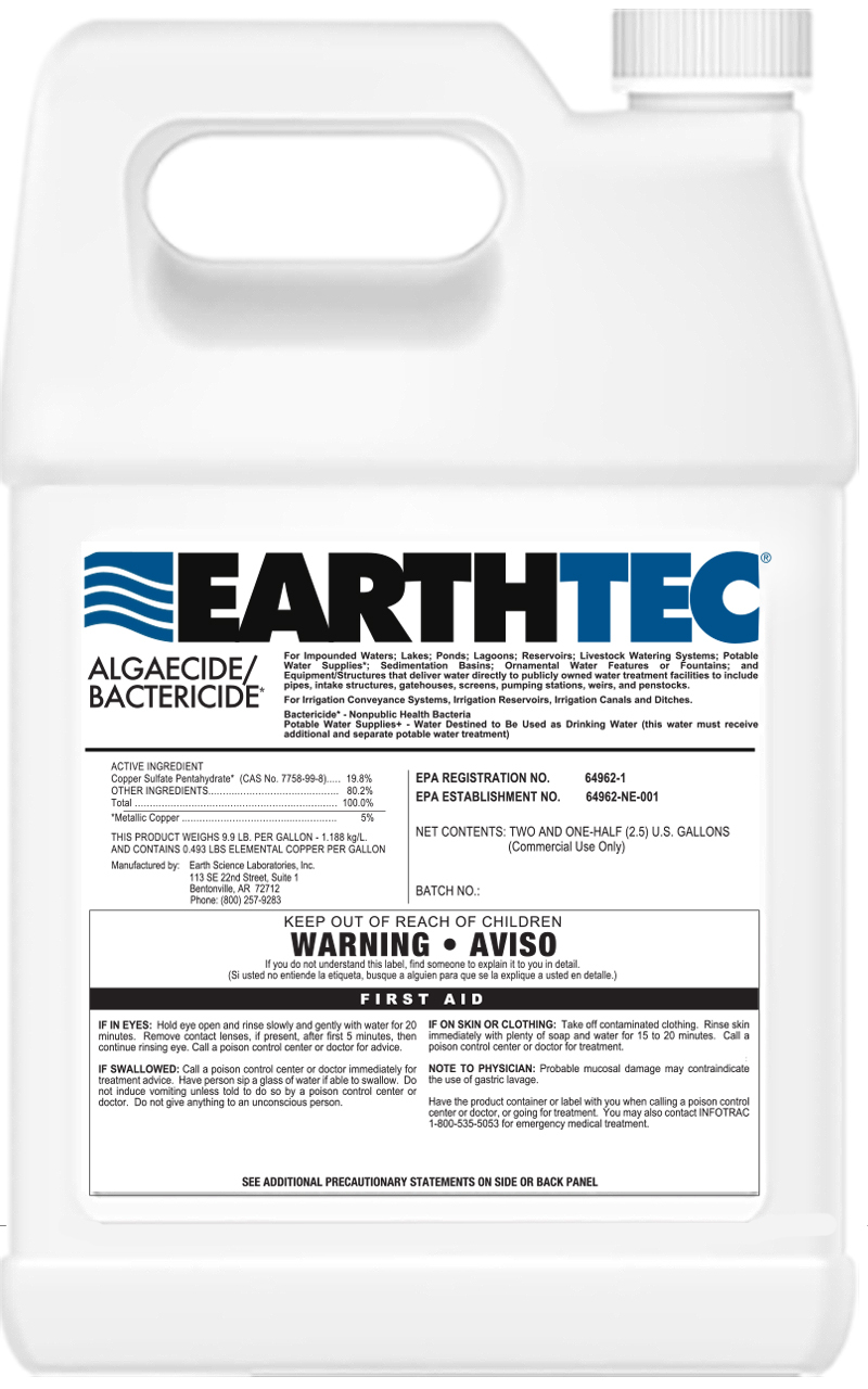 Earthtec 1 gal-- GALLON CONTAINER CAN ONLY SHIP VIA MTR. FRT. - CONTACT US FOR FREIGHT ESTIMATES