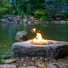 (image for) Faux Stone Fire Pit 58091
