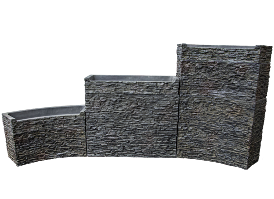 Aquascape Straight & Curved Slate Wall bases