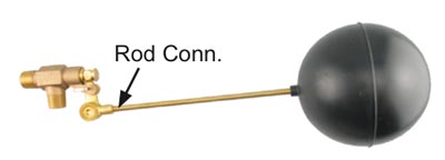 (image for) 1/2in. Bulkhead Float Valve