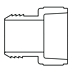Insert Adapter (White PVC)